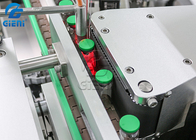 Halb automatischer runder Flaschenglas-Flaschen-Etikettiermaschine PLC mit Siemens