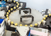 Serum-Flaschen-Etikettiermaschine PLC des Rohr-20ml verdoppeln Köpfe Drehetikettiermaschine