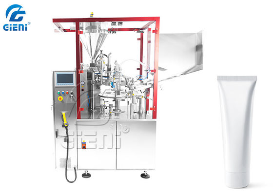 Pasten-Rohr-Füllmaschine des kosmetischen Rohr-200ml füllende versiegelnde der Maschinen-0.6MPA